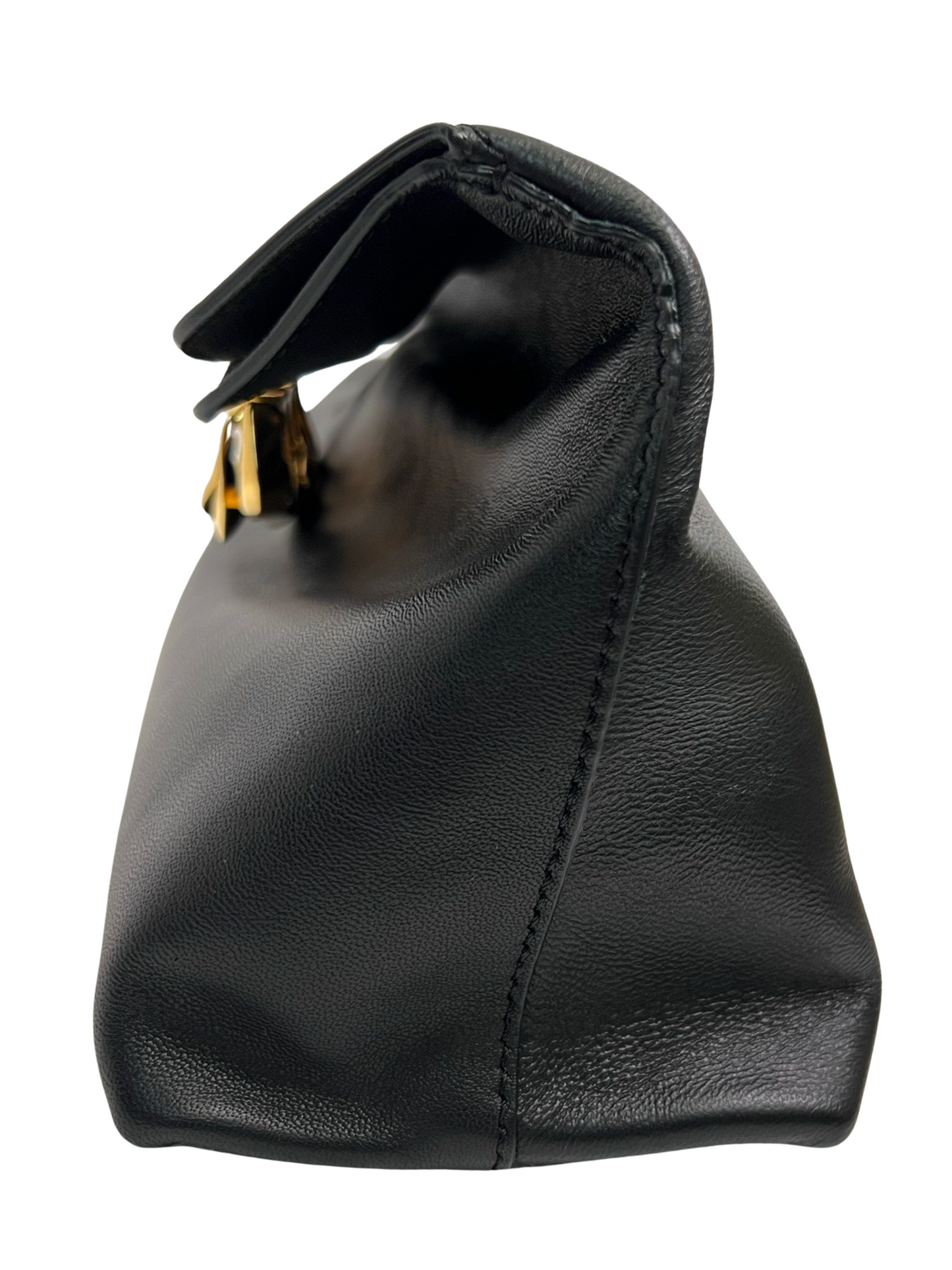 ALEXANDER McQUEEN - Sculptural pouch in nappa leather